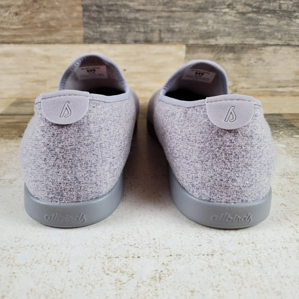 Allbirds Wool Lounger Mens Shoes Sz 9 Athletic Gray Slip On Sneakers Loafers